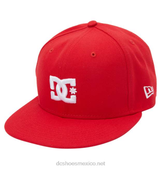 DC Shoes gorra ajustada de la nueva era del campeonato masculino VGJFD4157 rojo de carreras