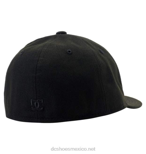 DC Shoes gorra ajustada new era dc lo pro para hombre VGJFD4136 negro