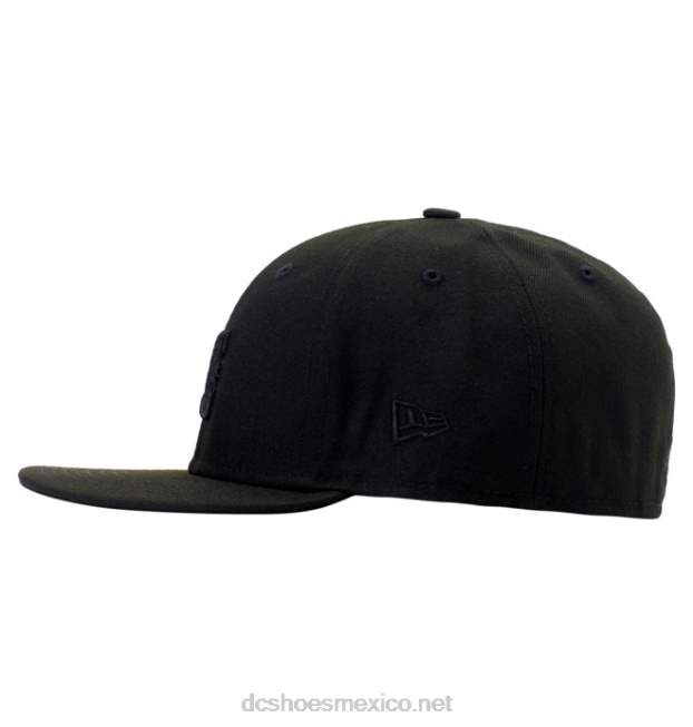 DC Shoes gorra ajustada new era dc lo pro para hombre VGJFD4136 negro