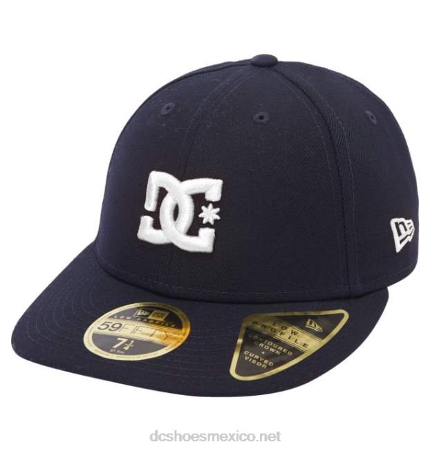 DC Shoes gorra ajustada new era dc lo pro para hombre VGJFD4431 azul marino/blanco