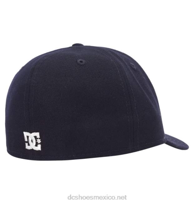 DC Shoes gorra ajustada new era dc lo pro para hombre VGJFD4431 azul marino/blanco