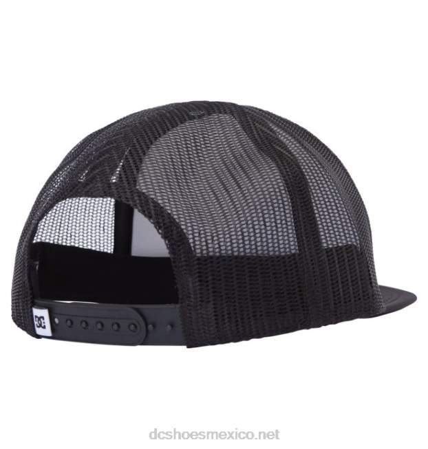 DC Shoes gorra de camionero de gasolinera para hombre VGJFD4109 blanco negro