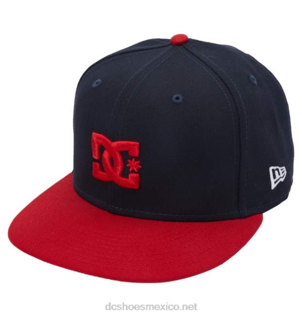 DC Shoes gorra snapback estilo jardinero imperio para hombre VGJFD4131 azul marino/rojo