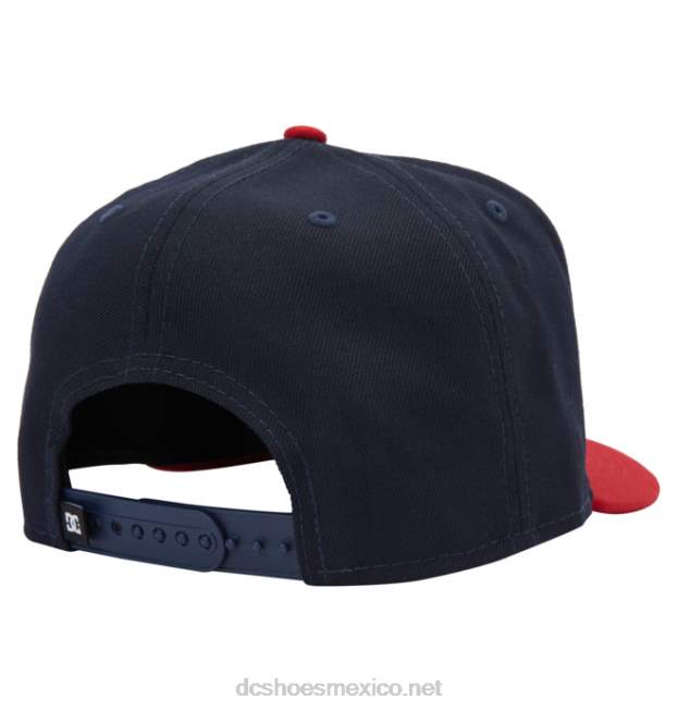 DC Shoes gorra snapback estilo jardinero imperio para hombre VGJFD4131 azul marino/rojo