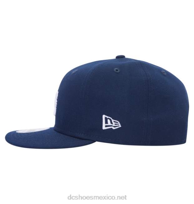 DC Shoes gorra snapback estilo jardinero imperio para hombre VGJFD4429 azul marino