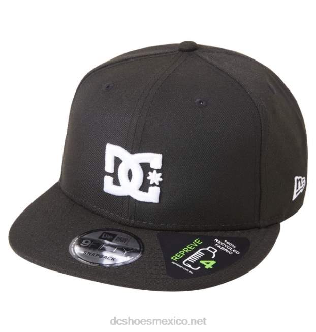 DC Shoes gorra snapback estilo jardinero imperio para hombre VGJFD486 negro