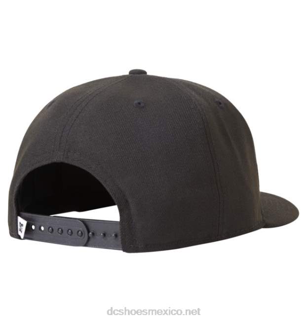 DC Shoes gorra snapback estilo jardinero imperio para hombre VGJFD486 negro