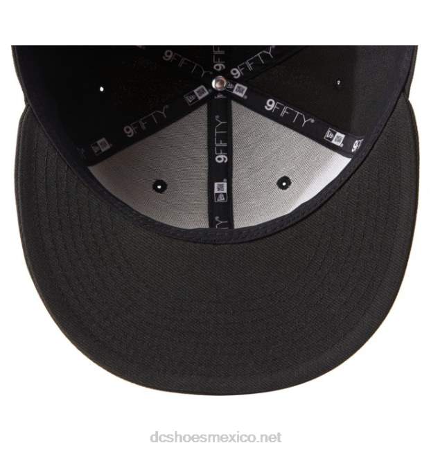 DC Shoes gorra snapback estilo jardinero imperio para hombre VGJFD486 negro