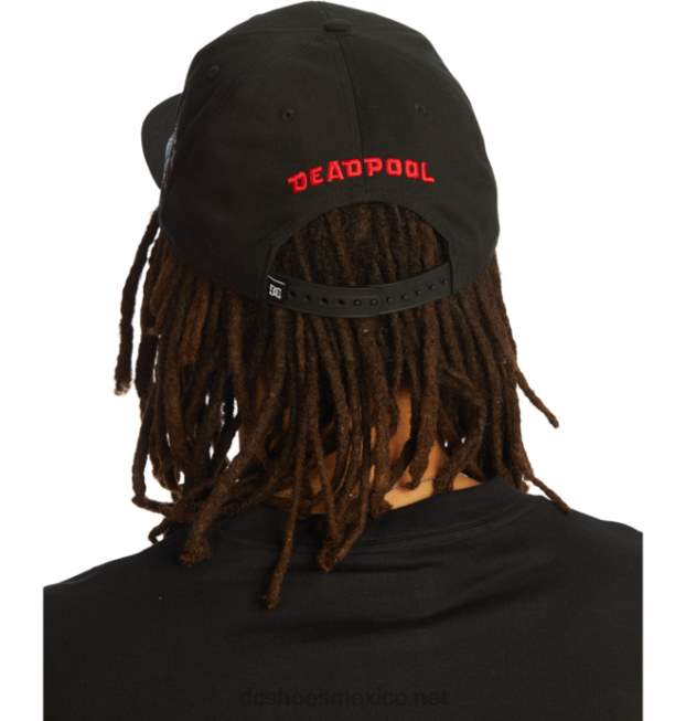 DC Shoes gorra snapback marvel deadpool x dc para hombre VGJFD4422 negro