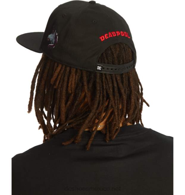 DC Shoes gorra snapback marvel deadpool x dc para hombre VGJFD4422 negro