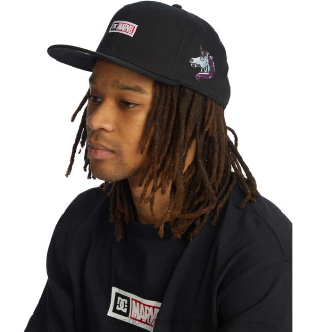 DC Shoes gorra snapback marvel deadpool x dc para hombre VGJFD4422 negro