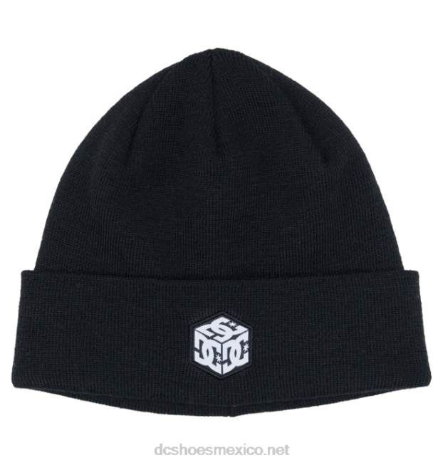 DC Shoes gorro de hombre jaakko con vuelta cúbica VGJFD426 negro