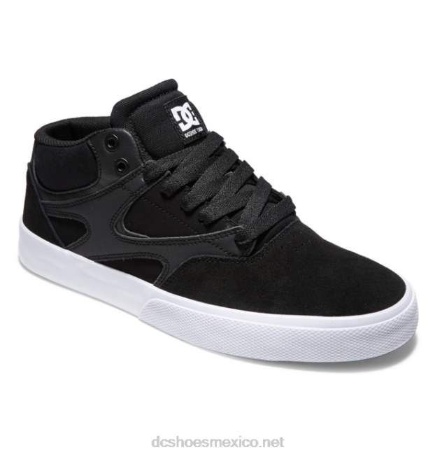 DC Shoes kalis vulc mid - zapatillas de caña media para hombre VGJFD4107 blanco negro