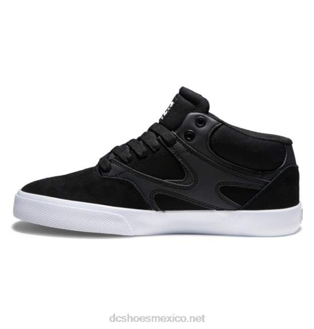 DC Shoes kalis vulc mid - zapatillas de caña media para hombre VGJFD4107 blanco negro