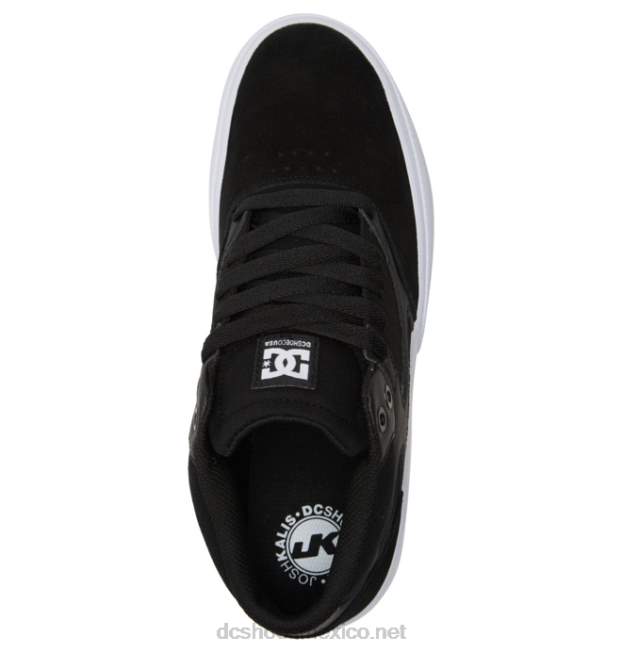 DC Shoes kalis vulc mid - zapatillas de caña media para hombre VGJFD4107 blanco negro