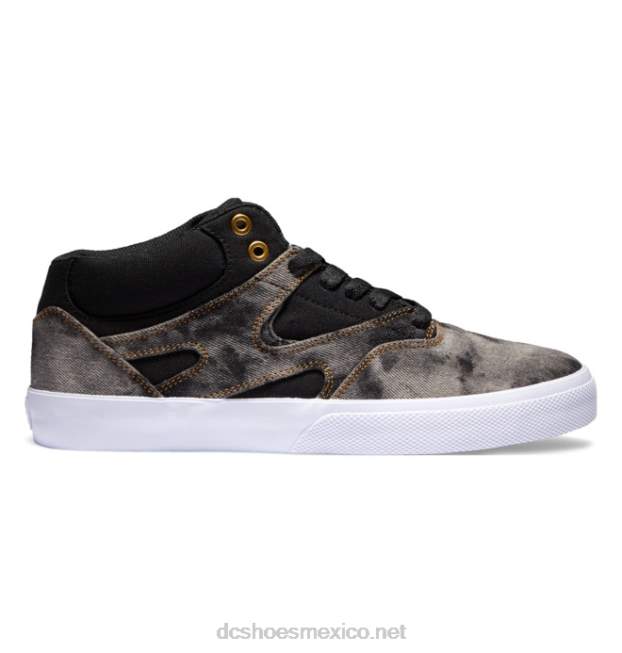 DC Shoes kalis vulc mid - zapatillas de caña media para hombre VGJFD4203 mezclilla negra