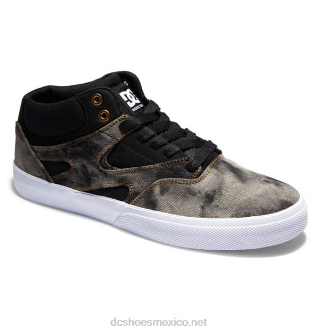 DC Shoes kalis vulc mid - zapatillas de caña media para hombre VGJFD4203 mezclilla negra