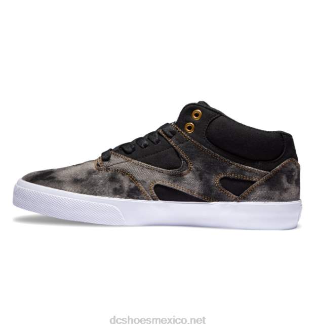 DC Shoes kalis vulc mid - zapatillas de caña media para hombre VGJFD4203 mezclilla negra