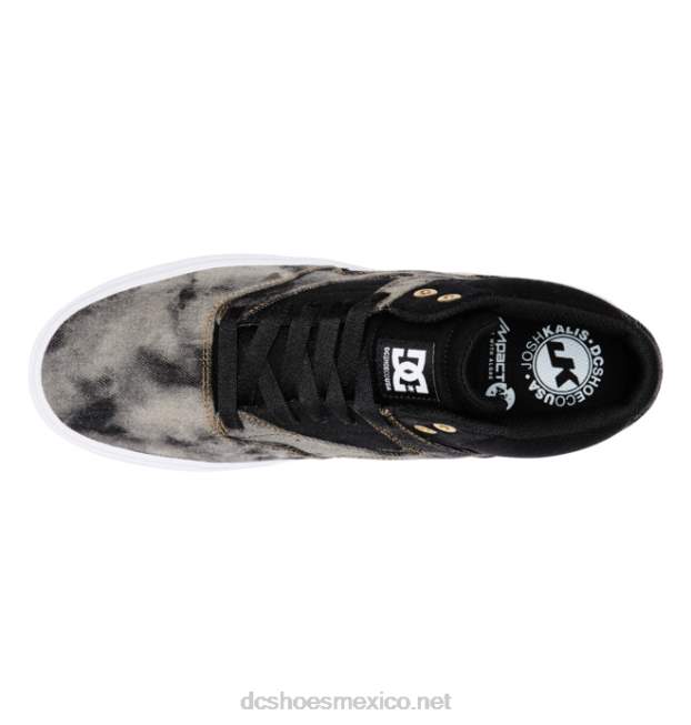 DC Shoes kalis vulc mid - zapatillas de caña media para hombre VGJFD4203 mezclilla negra