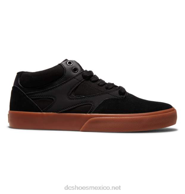 DC Shoes zapatos de caña media kalis vulc mid para hombre VGJFD4350 negro/goma