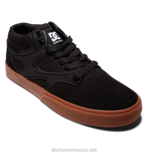 DC Shoes zapatos de caña media kalis vulc mid para hombre VGJFD4350 negro/goma