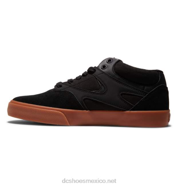 DC Shoes zapatos de caña media kalis vulc mid para hombre VGJFD4350 negro/goma