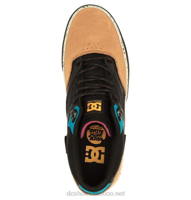 DC Shoes zapatos de invierno para hombre kalis vulc mid mid-top VGJFD4316 negro/marrón/verde