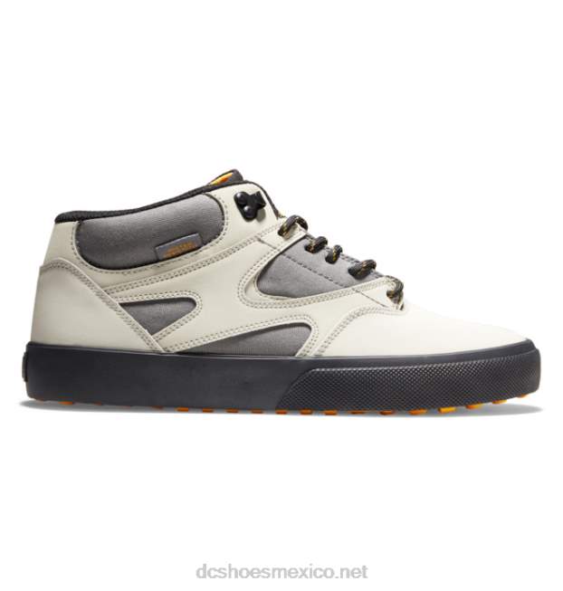 DC Shoes zapatos de invierno para hombre kalis vulc mid mid-top VGJFD4342 gris jaspeado/crema dorada