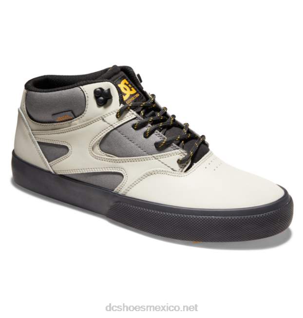 DC Shoes zapatos de invierno para hombre kalis vulc mid mid-top VGJFD4342 gris jaspeado/crema dorada