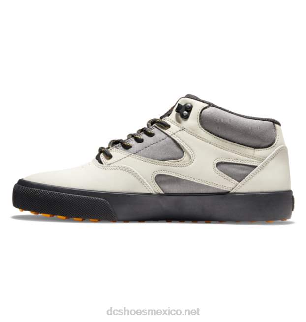 DC Shoes zapatos de invierno para hombre kalis vulc mid mid-top VGJFD4342 gris jaspeado/crema dorada