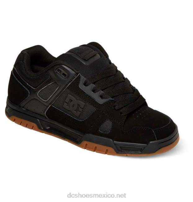DC Shoes zapatos de ciervo para hombre VGJFD4272 negro/goma
