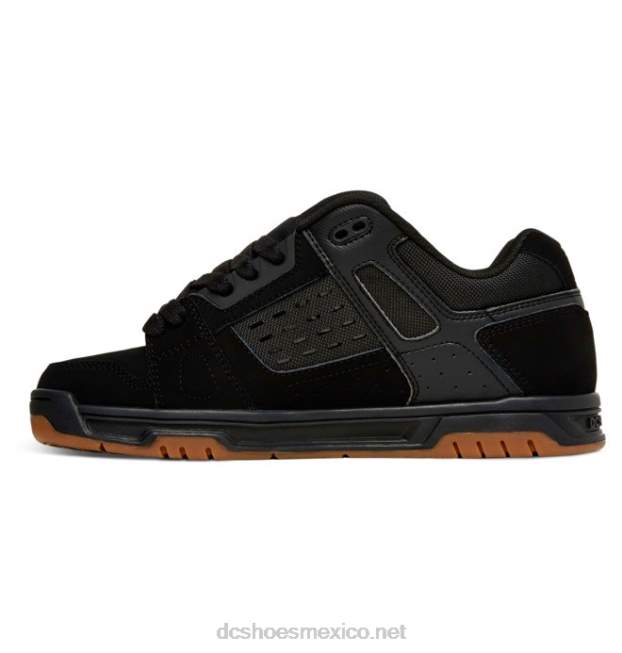 DC Shoes zapatos de ciervo para hombre VGJFD4272 negro/goma