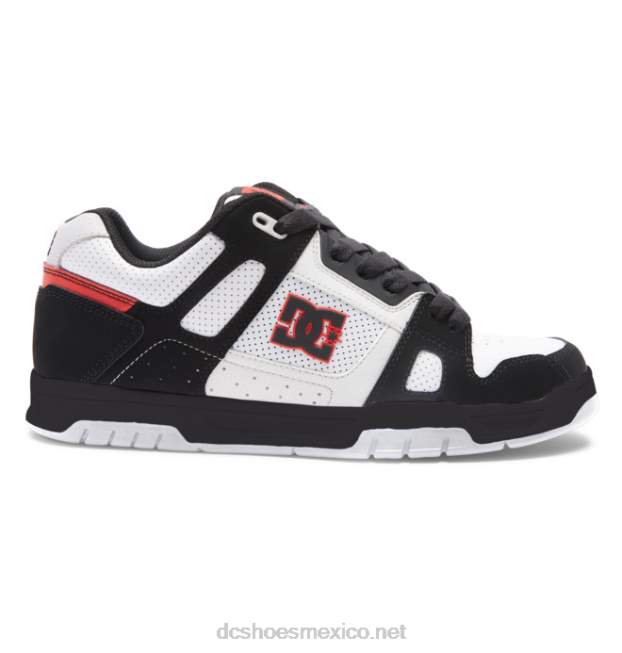 DC Shoes zapatos de ciervo para hombre VGJFD4273 blanco/negro/rojo