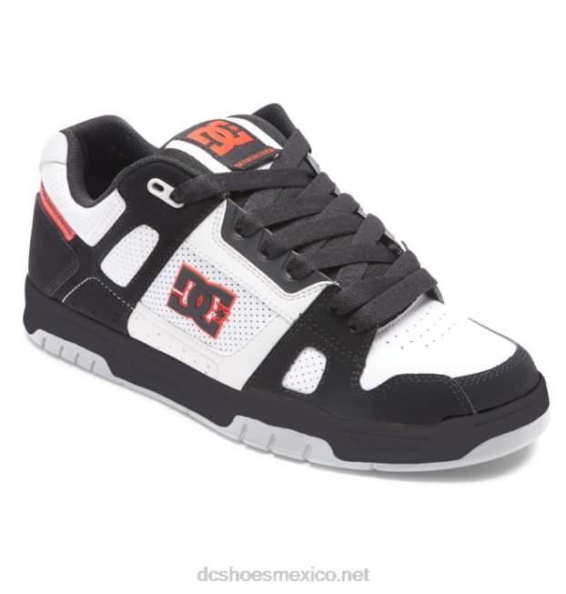 DC Shoes zapatos de ciervo para hombre VGJFD4273 blanco/negro/rojo