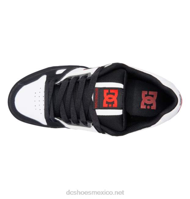 DC Shoes zapatos de ciervo para hombre VGJFD4273 blanco/negro/rojo
