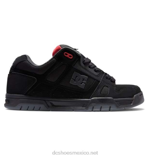 DC Shoes zapatos de ciervo para hombre VGJFD4274 negro/gris/rojo