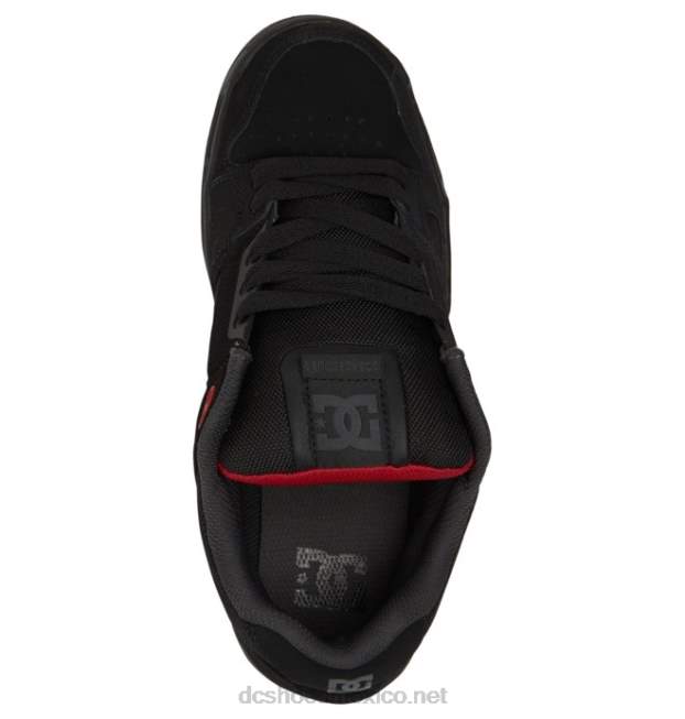 DC Shoes zapatos de ciervo para hombre VGJFD4274 negro/gris/rojo