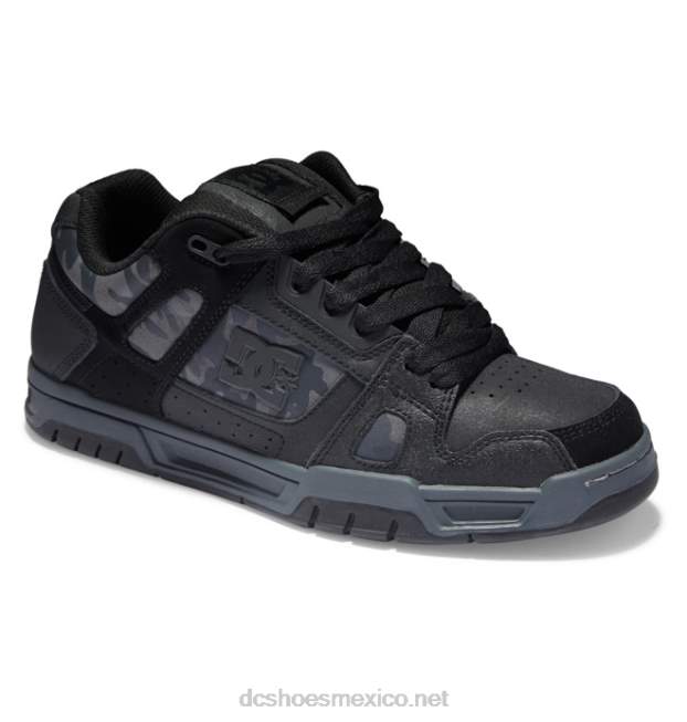 DC Shoes zapatos de ciervo para hombre VGJFD4277 estampado negro/camuflaje