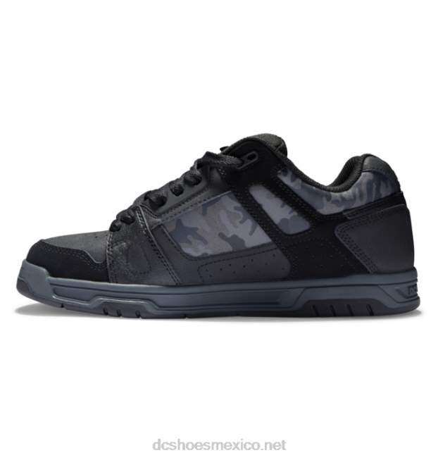 DC Shoes zapatos de ciervo para hombre VGJFD4277 estampado negro/camuflaje