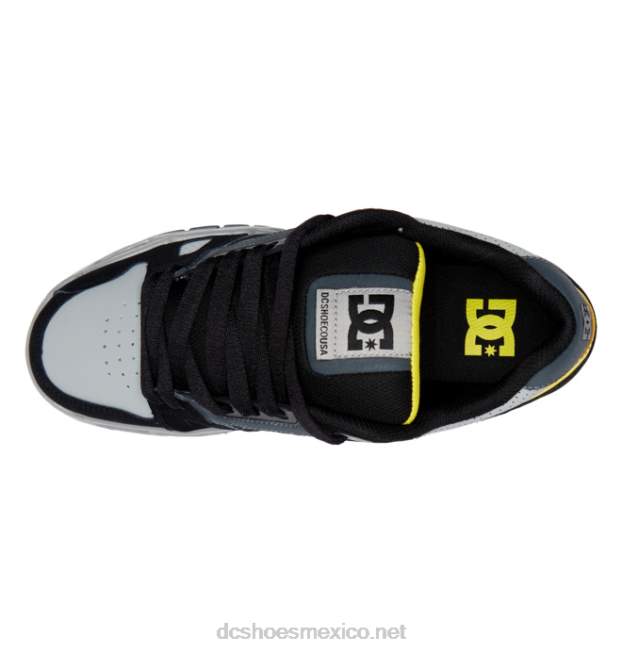 DC Shoes zapatos de ciervo para hombre VGJFD457 gris/negro/amarillo