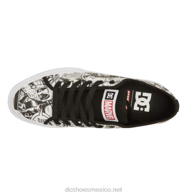 DC Shoes manual marvel deadpool x dc de los hombres VGJFD4218 negro/blanco/rojo