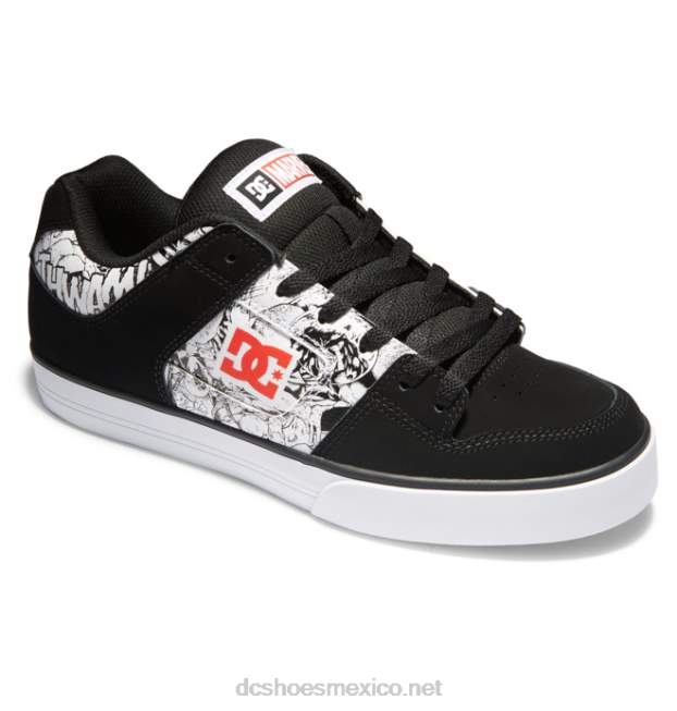 DC Shoes zapatillas marvel deadpool x dc pure para hombre VGJFD4260 negro/blanco/rojo