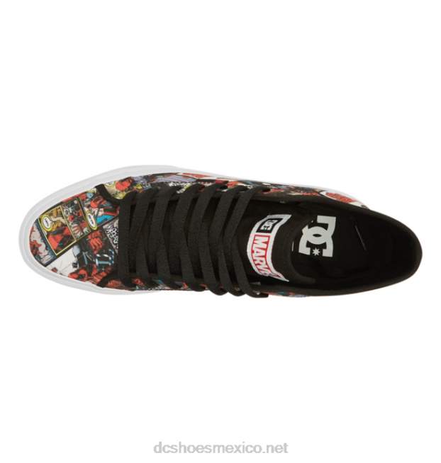 DC Shoes zapatos altos de marvel deadpool x dc manual hi para hombre VGJFD4214 negro multi