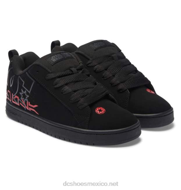 DC Shoes zapatos con suela cupsole de star wars dc court graffik para hombre VGJFD4300 negro/gris/rojo