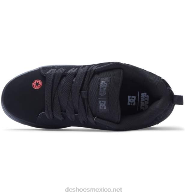 DC Shoes zapatos con suela cupsole de star wars dc court graffik para hombre VGJFD4300 negro/gris/rojo