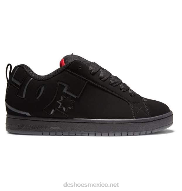 DC Shoes zapatos de corte graffik para hombre VGJFD4242 negro/rojo