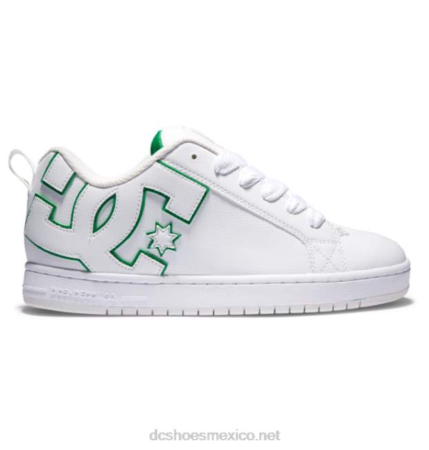 DC Shoes zapatos de corte graffik para hombre VGJFD4279 blanco verde