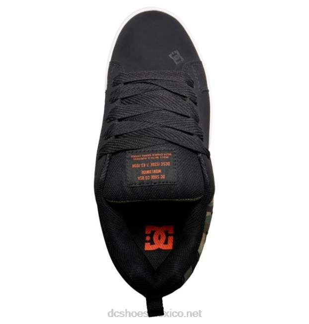 DC Shoes zapatos de corte graffik para hombre VGJFD4282 camuflaje negro