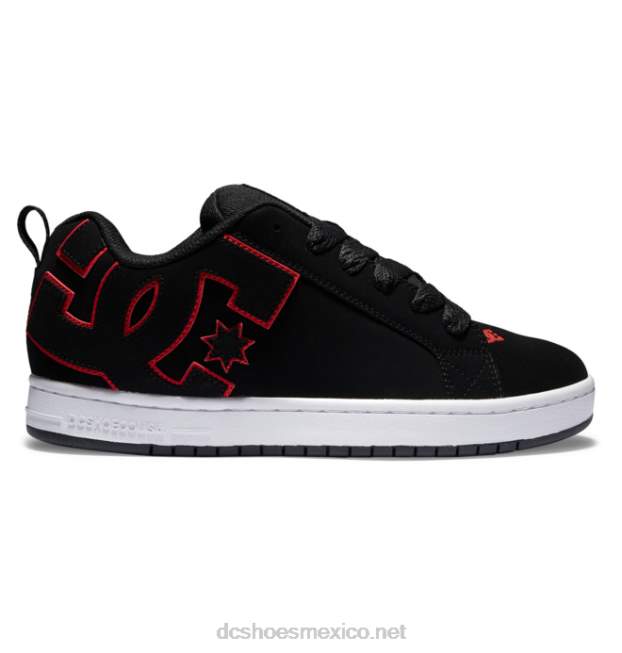 DC Shoes zapatos de corte graffik para hombre VGJFD4292 negro/rojo/blanco