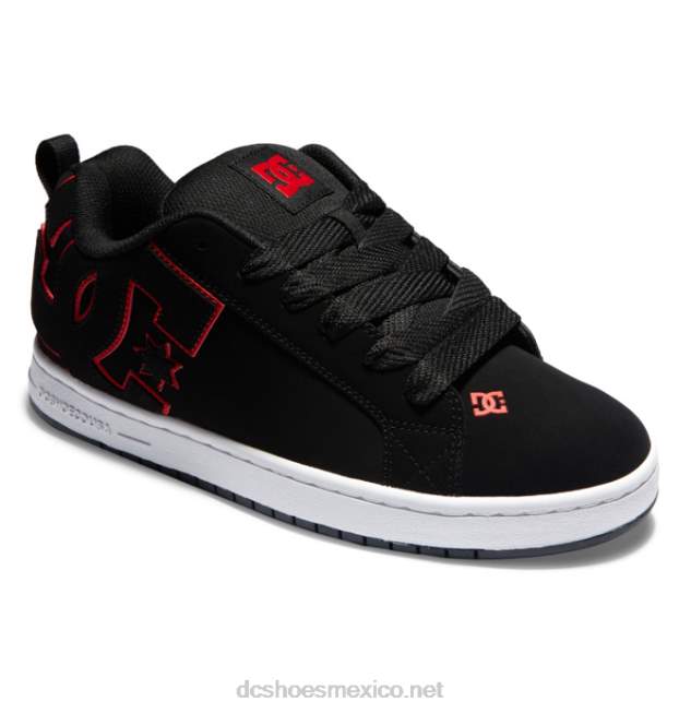 DC Shoes zapatos de corte graffik para hombre VGJFD4292 negro/rojo/blanco